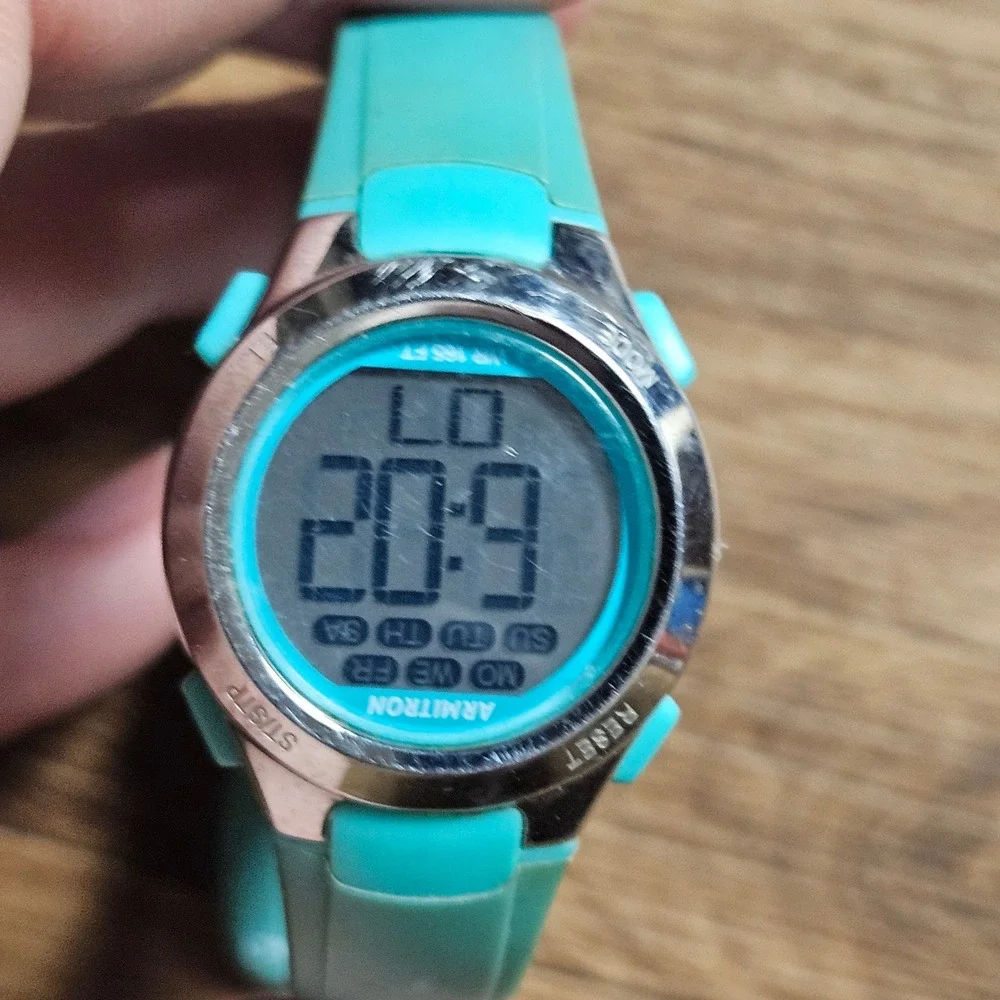 Lot of 2‎ Armitron Womens Watches - Blue Diamond Dial, Teal Digital Sport